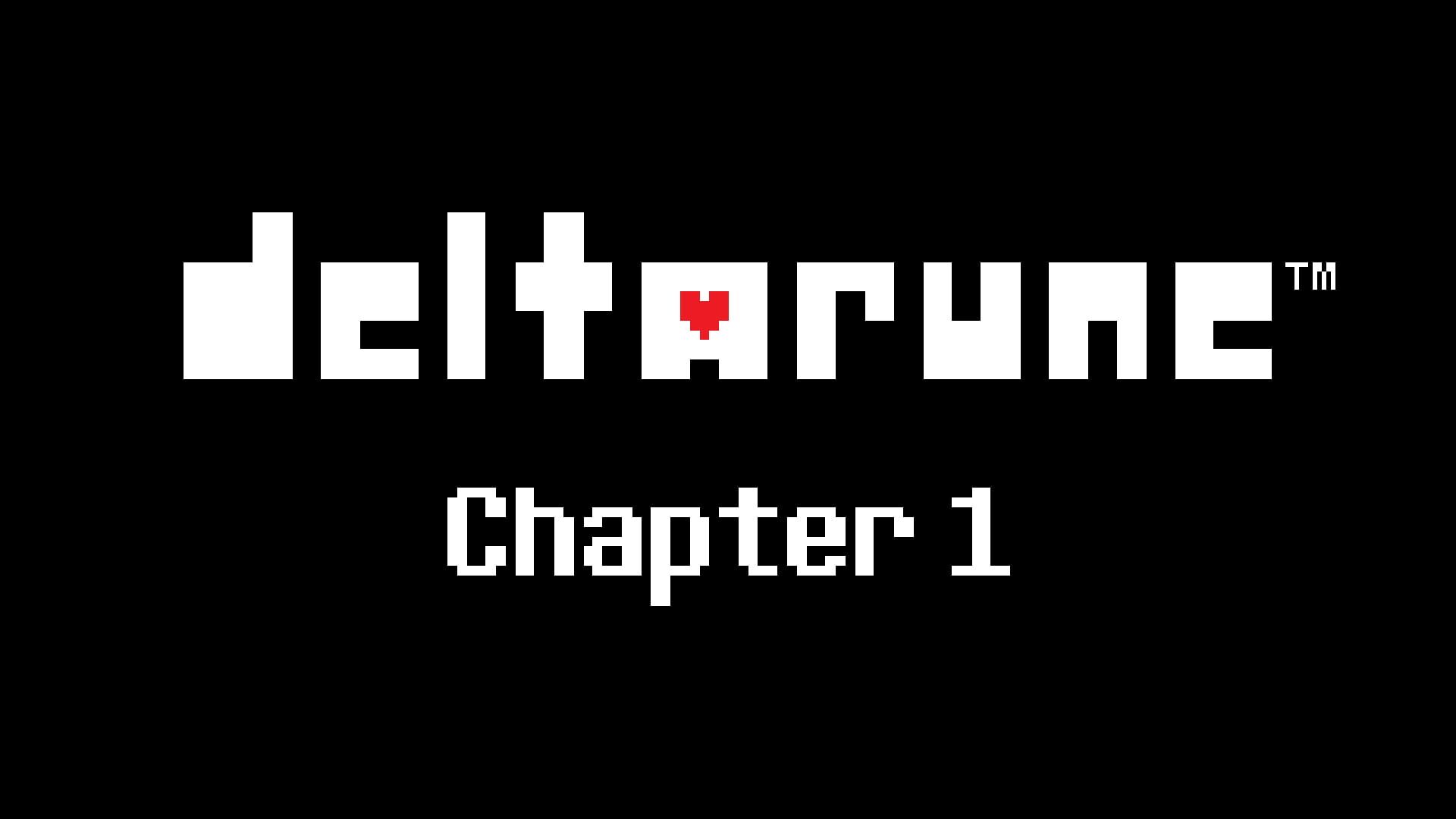 Deltarune: Chapter 1 banner