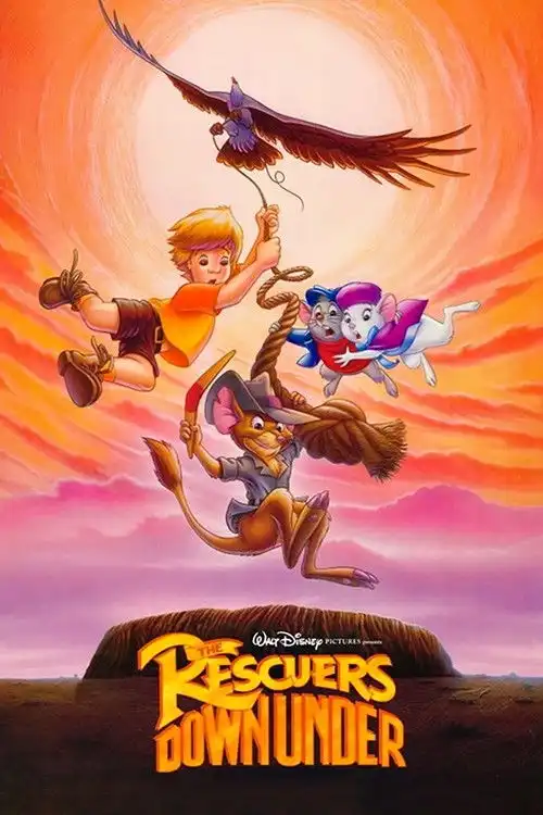 The Rescuers Down Under poster